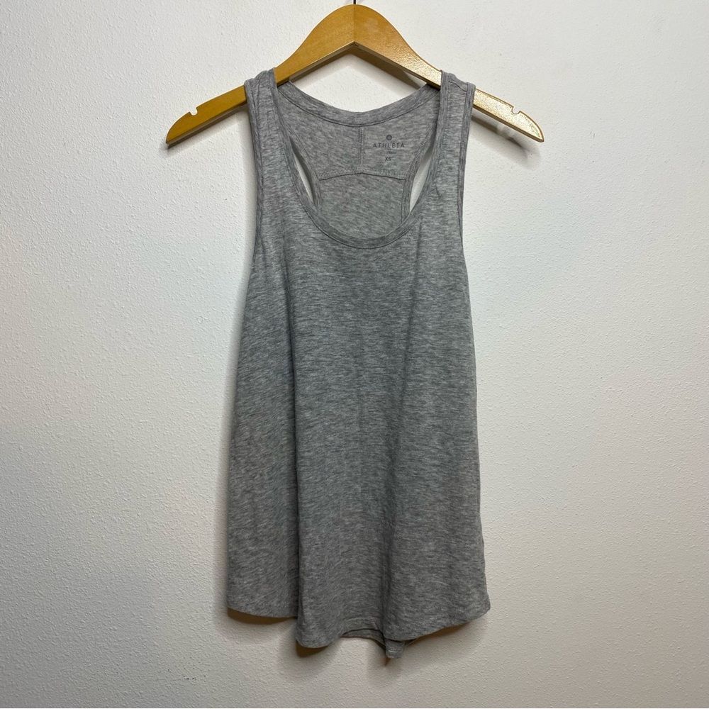 Athleta Gray Racerback Tank